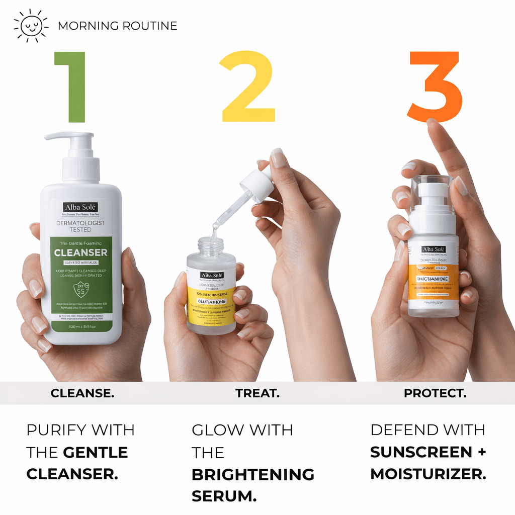 Alba Solé 10% Niacinamide + Glutathione Serum 30ml - Alba Sole