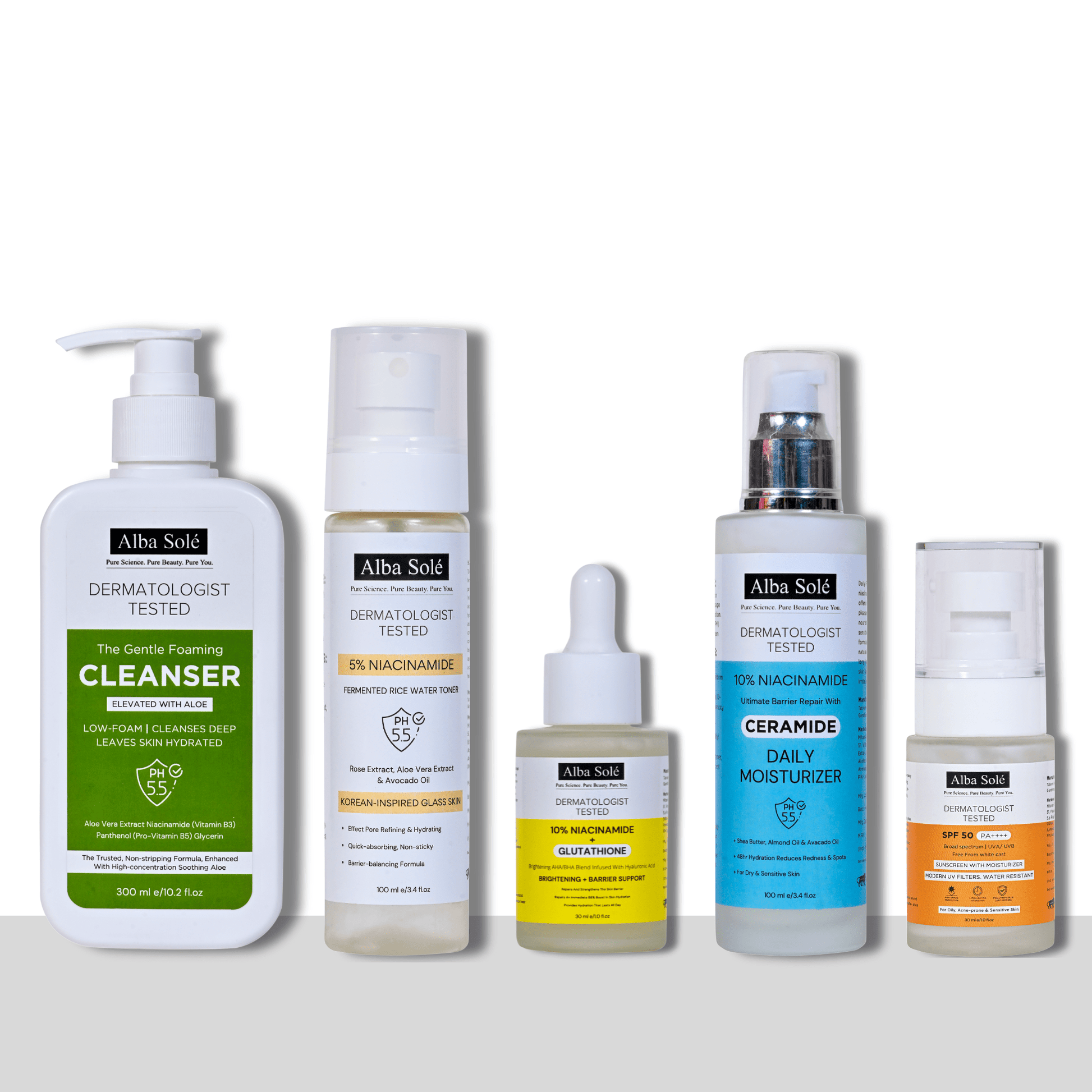 Alba Solé Full Regimen 5 - Step Luxury Box | The Ultimate Skin Transformation - Alba Sole