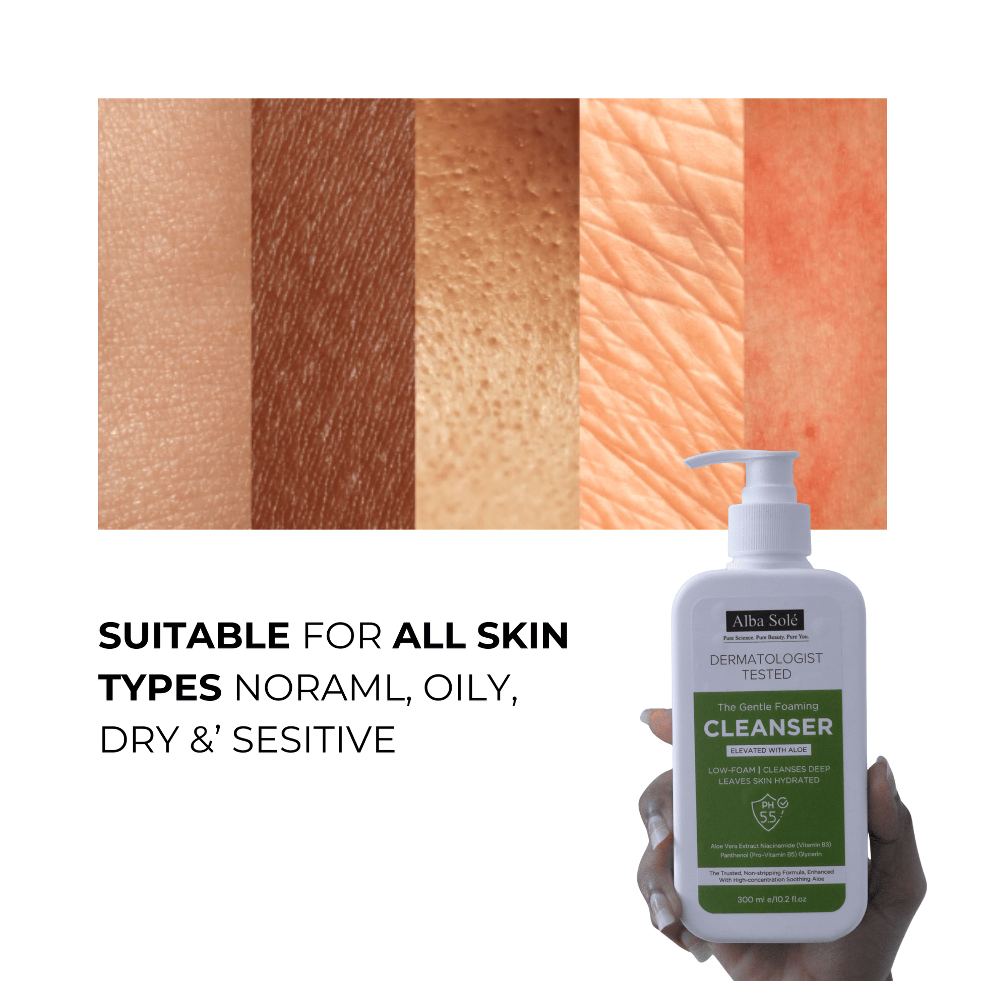 Alba Solé Gentle Foaming Cleanse 300ml - Alba Sole